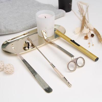 Candle Care Accessories in Gold Color