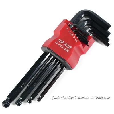 9PCS Spanner Hex Wrench with Ball Point Allen Key