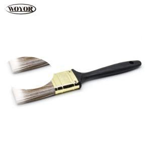 Two-Color Sharpened Filaments Paint Brush with Beech Wooden Handle