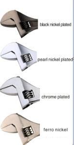 Adjustable Wrench with Surface Galvanized and Chrome Plated