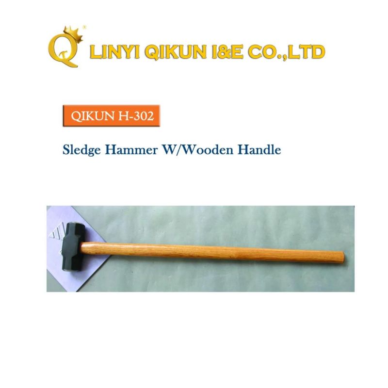 H-253 Construction Hardware Hand Tools Fibreglass Rubber Handle German Type Machinist′s Hammer