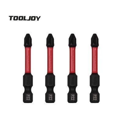 Professional Torsion Bit Pozidriv 50mm Pz2 Head Screwdriver Impact Bit