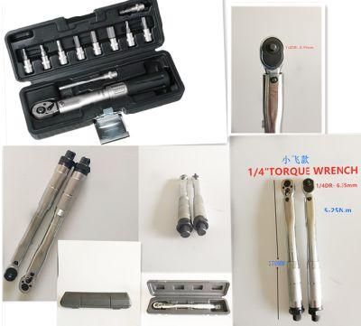 10PCS 1/4&quot;Dr (6.35mm) Bicycle Repair Torque Wrench Tool Set (FY1910TQ)