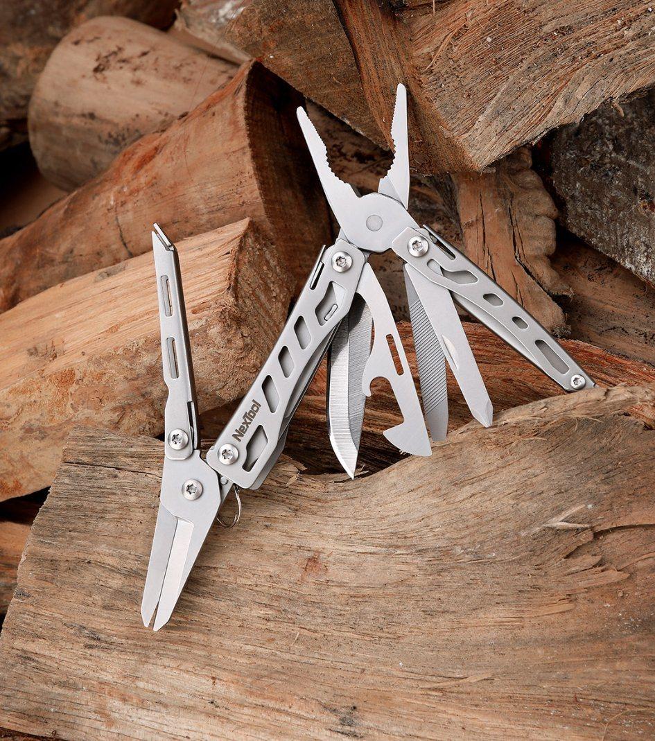 Nextool Stainless Steel Mini Multi Tool with Pliers Knife Saw