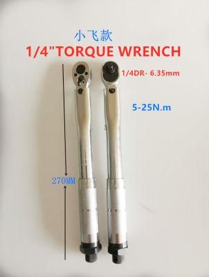 1/4&quot;Dr (6.35mm) Professional Torque Wrench 5-25n. M