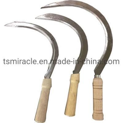 Wooden Handle Big Curved Sickle 8 &quot;10&quot; 12 &quot;14&quot; 16&quot;