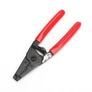 Electric Core Cable Wire Stripper for AWG20-10 with Red Soft Rotary Handle