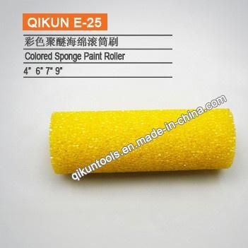 E-21 Hardware Decorate Paint Hand Tools Plastic Handle Rough Texture Sponge Paint Roller