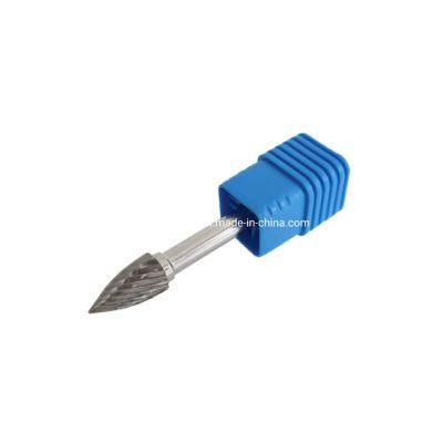 Single Cut Tungsten Carbide Conical Burr Bits for Stainless Steel