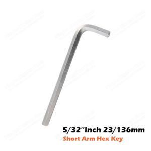 5/32&prime;&prime;inch 23/136mm Cr-V Short Arm Hex Key Wrench for Hand Tools Chromed