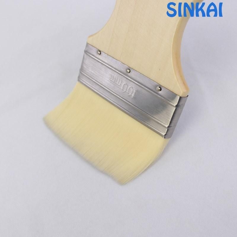 Logo Printed Professional 2 Inch Pig Hair Paint Brush for 99 Cent