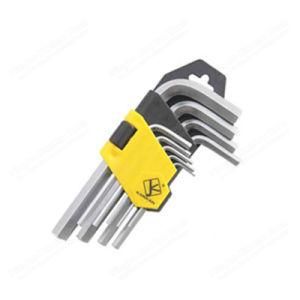 9PCS Chromed Wrench Short Long Hex Key Set for Hand Tools