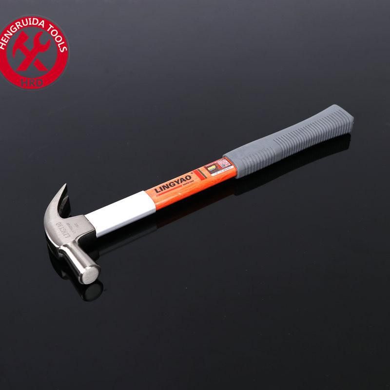 Britith Type Claw Hammer with Stainless Steel Handle Anti Slide Magnet