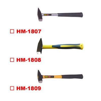 German Type Machinist&prime;s Hammer with Steel Handle