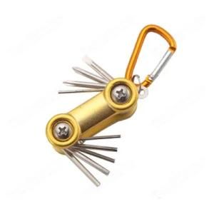 9PCS Folding Wrench Set with Aluminum Handle Portable Tool for Hand Tools