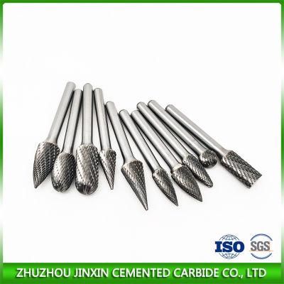 10 Pieces 1/4 Shank Tungsten Carbide Cut Rotary Burr Set