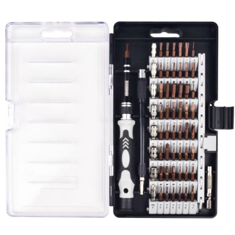 61 in 1 Household Multi-Function Repair Tool S2 Tool Steel Mobile Phone Clock Disassemble Screwdriver Set