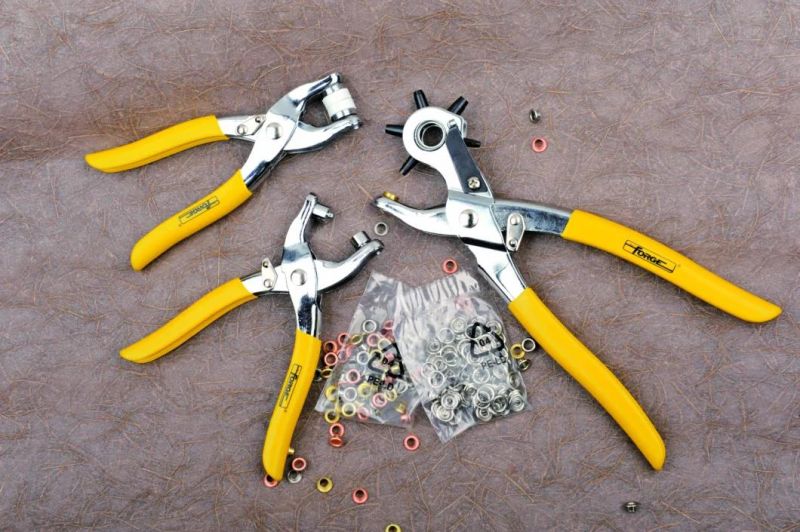 Hand Tools DIY OEM 3PCS Hole Punch&Grommet Tool Kit