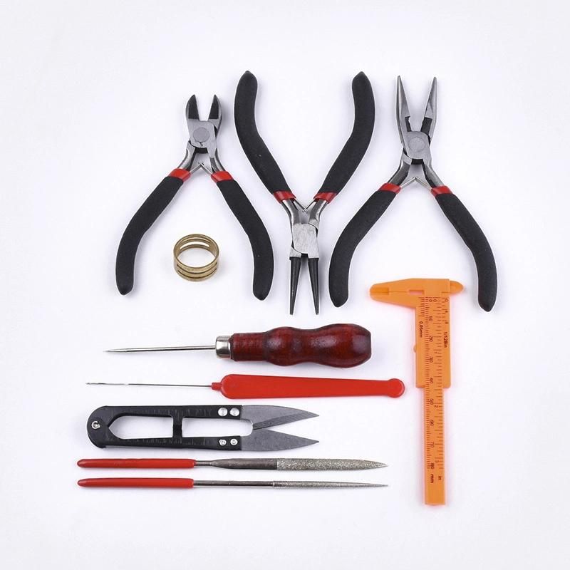 Mini Handmade Pliers DIY Jewelry Making Repair Bracelet Necklace Handmade Jewelry Accessories Oxford Cloth Bag 10PCS