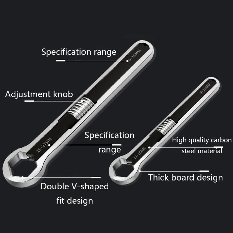 Multifunction Adjustable Wrench Double Head Spanner