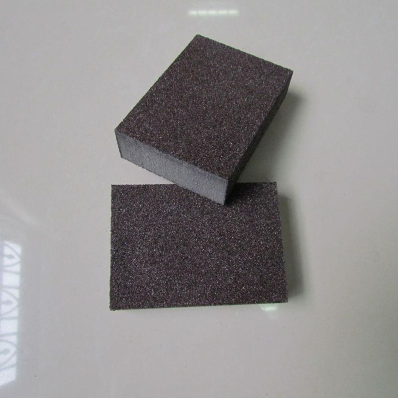 Low Medium Super High Density Sponge Based Sanding Blocks From Factory