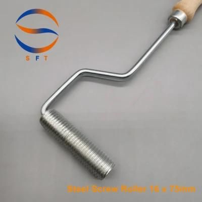 China Manufacturer Customzied 16mm Steel Screw Rollers FRP Rollers