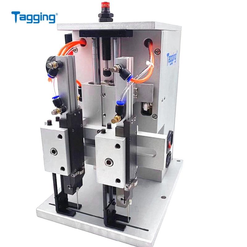 Automatic TM5210 Pneumatic Double Needle Tagging Machine for Wash Clothes Microfiber and Anti-Scalding Gloves