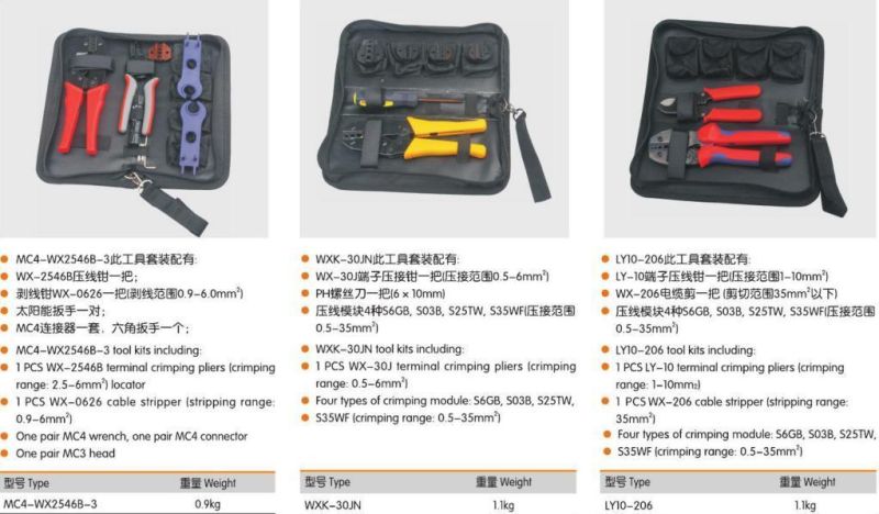 Crimping Tool Solar Energy Saving Cable Pliers for PV Solar Cable