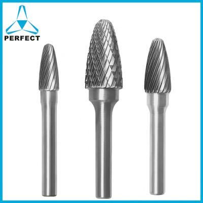 F Tree Radius End Shape Double Single Cut Rotary File