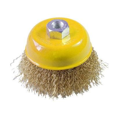 3&quot; (75mm) Crimped Wire Steel Cup Brush with Nut