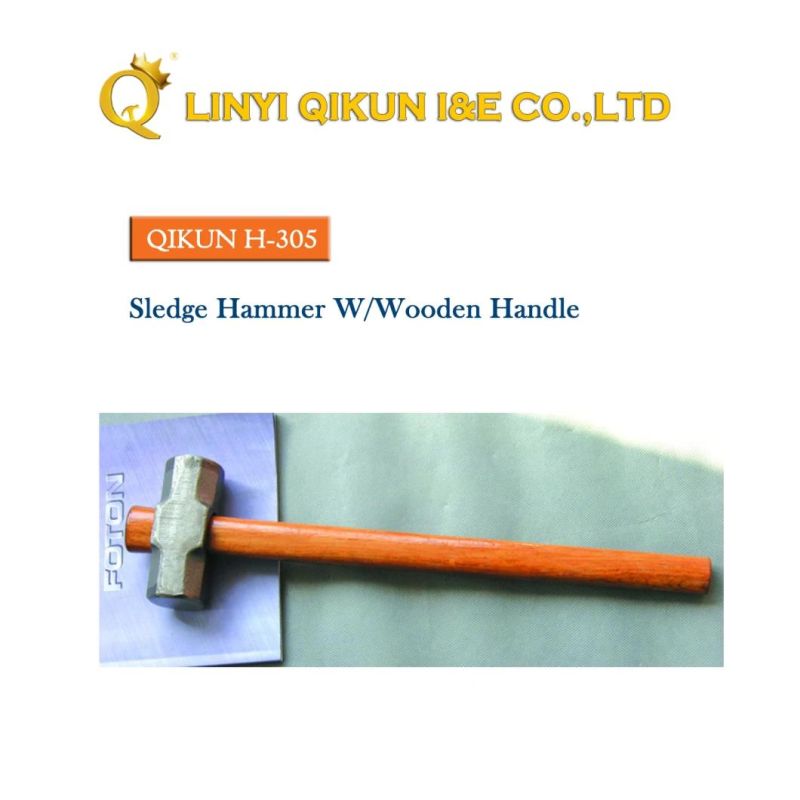 H-253 Construction Hardware Hand Tools Fibreglass Rubber Handle German Type Machinist′s Hammer