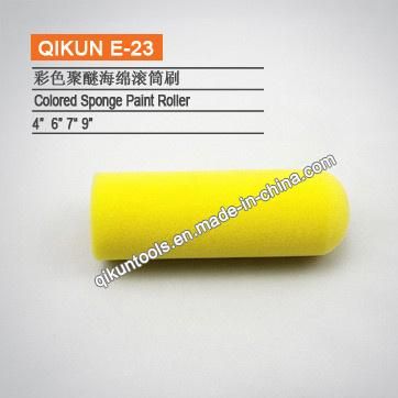 E-21 Hardware Decorate Paint Hand Tools Plastic Handle Rough Texture Sponge Paint Roller