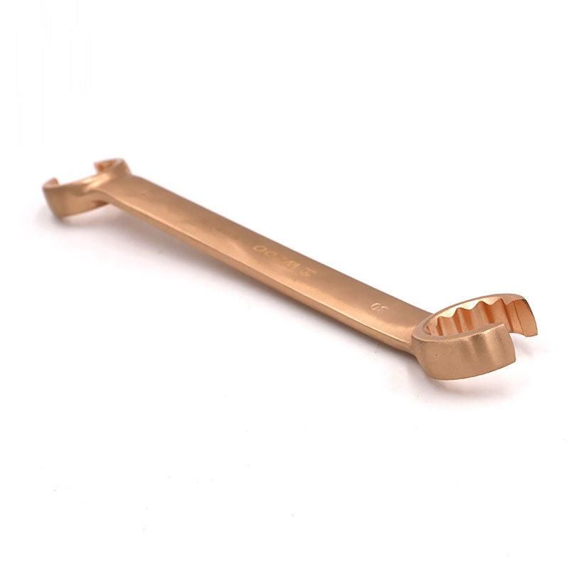 WEDO Non-Sparking Flare Nut Open Ring Wrench Spark-Free Safety Spanner Aluminium Bronze