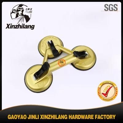 Gold Color Three Cups Aluminum Hand Tools Glass Suction Cup