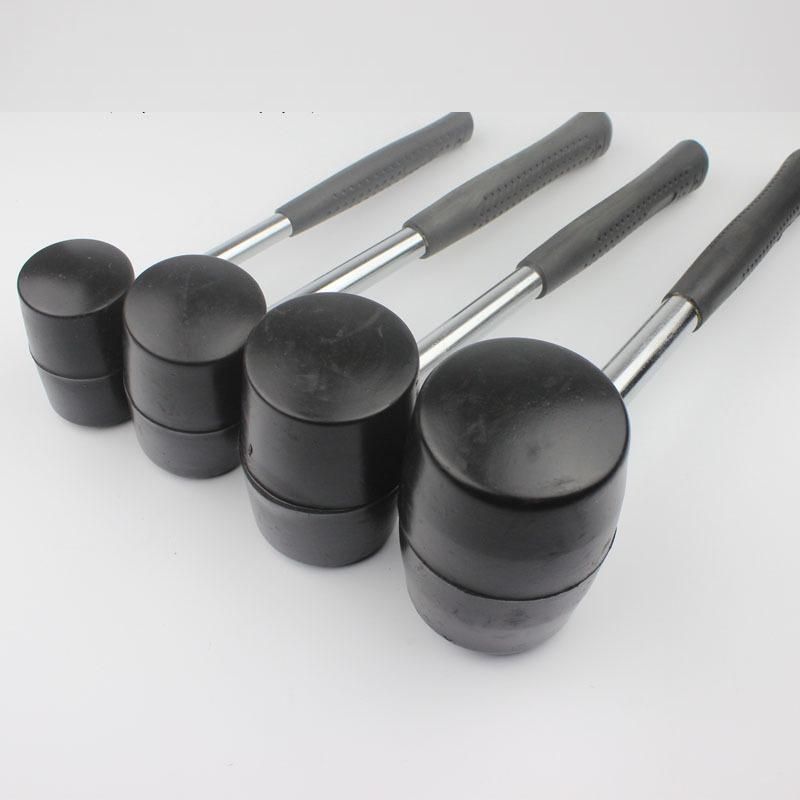 Rubber Hammer Rubber Mallet Steel Tubular Floor Hammer