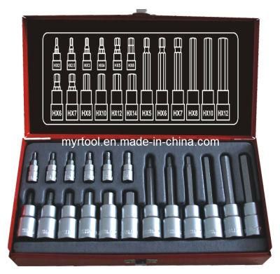 18PCS Professional 1/4&quot;&1/2&quot;Dr Bits Socket Set (FY1418A)