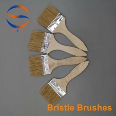 75mm Pure Bristle Paint Brush for Fiberglass Laminating