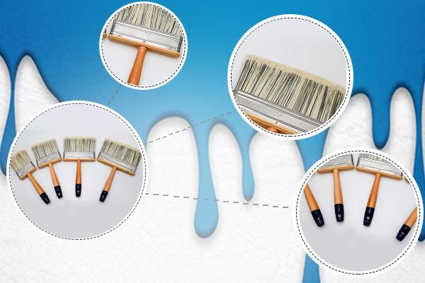 Chinese Suppliers Plastic Handle Ceiling Paint Brush Paint Tools