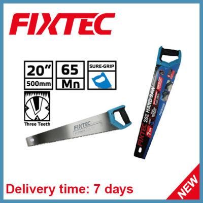 Fixtec Hand Tool 20 Inch Wood Cutting Hand Saw for Timber and Plastic Saw Machine