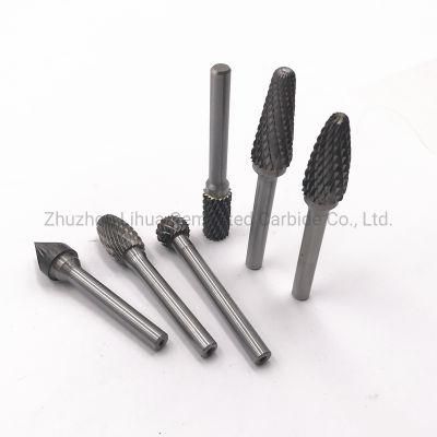 Cemented Carbide Double Cutter Burrs for Grinding Metal Workpieces