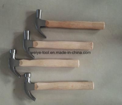 Drop Forged Claw Hammer with Wooden Handle