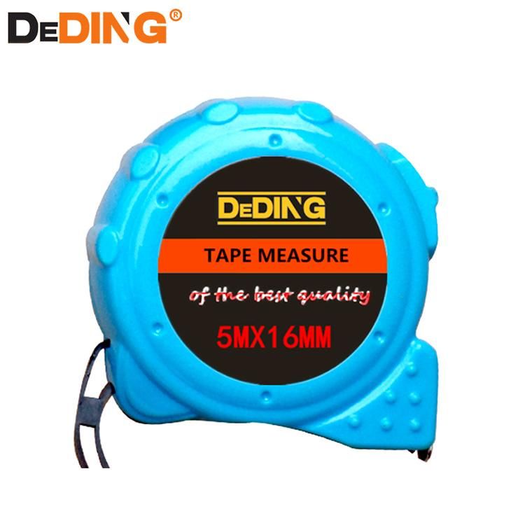 Hand Tools High Quality Blue ABS Case Carbon Steel Measuring Tape