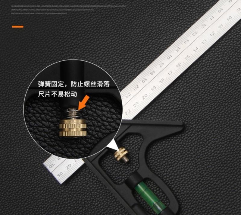 Factory Horizontal Movable Square Aluminum Alloy 45 Degree Right Angle Ruler