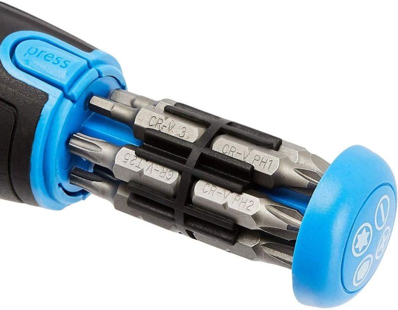 12-in-1 Magnetic Ratchet Screwdriver Set