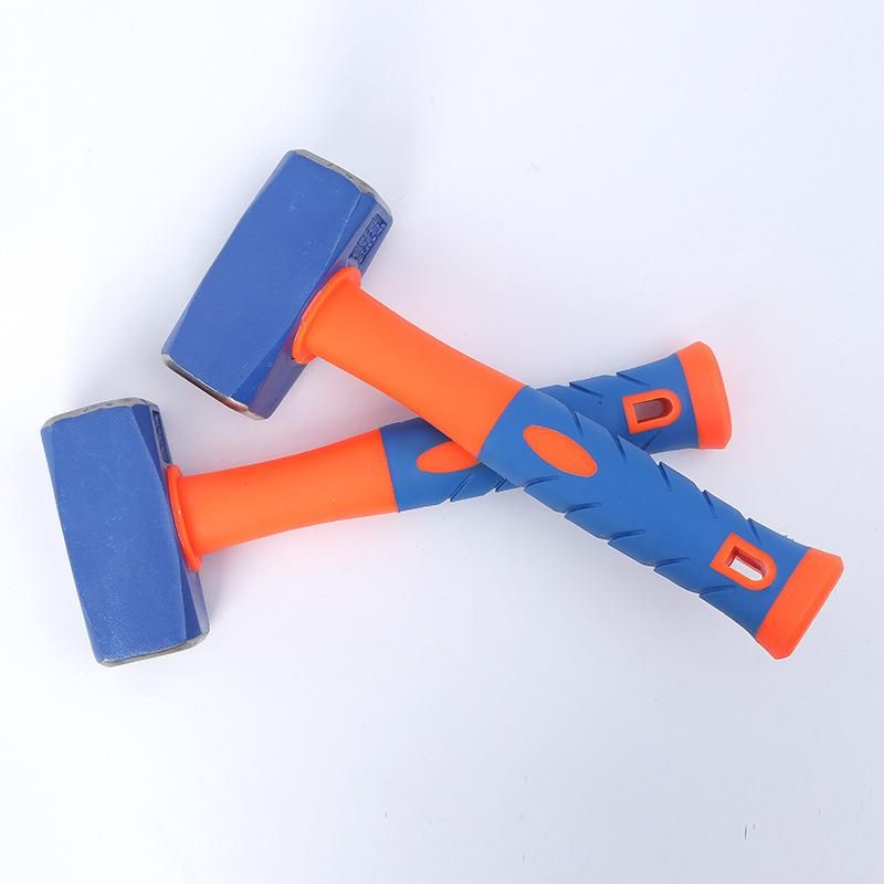 1000g, 1500g, 2000g Rock Breaker Stone Splitting Hammer Tool Masonry Square Head Hammer