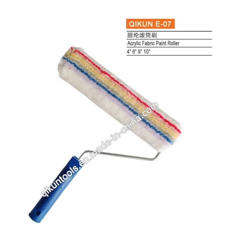 E-01 Hardware Decorate Paint Hand Tools Plastic Handle Acrylic Fabric Paint Roller