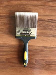 Paint Brush with Nylon Material and Rubber Handle