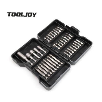 37PCS Magnetic Torx Slotted Philips 1/4&quot; Hex Shank Screwdriver Drill Bit