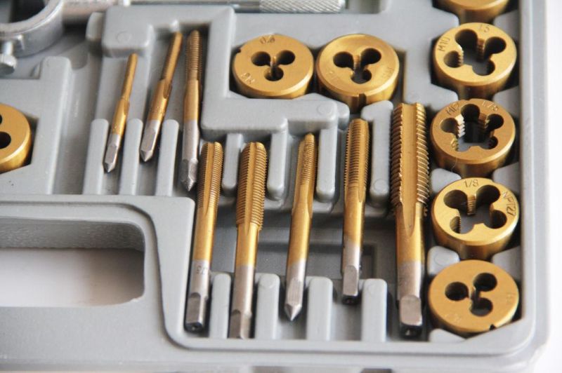 High Quality 40 PCS Tap and Die Set for Industry or Family