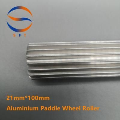 21mm Diameter Aluminium Paddle Wheel Rollers Paint Rollers for Laminating